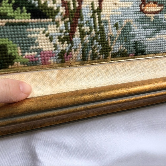 Framed Landscape Tapestry Art with Gold Frame - Picture 13 of 15